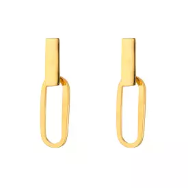 KNIGHT AND DAY - PAPERCLIP EARRINGS