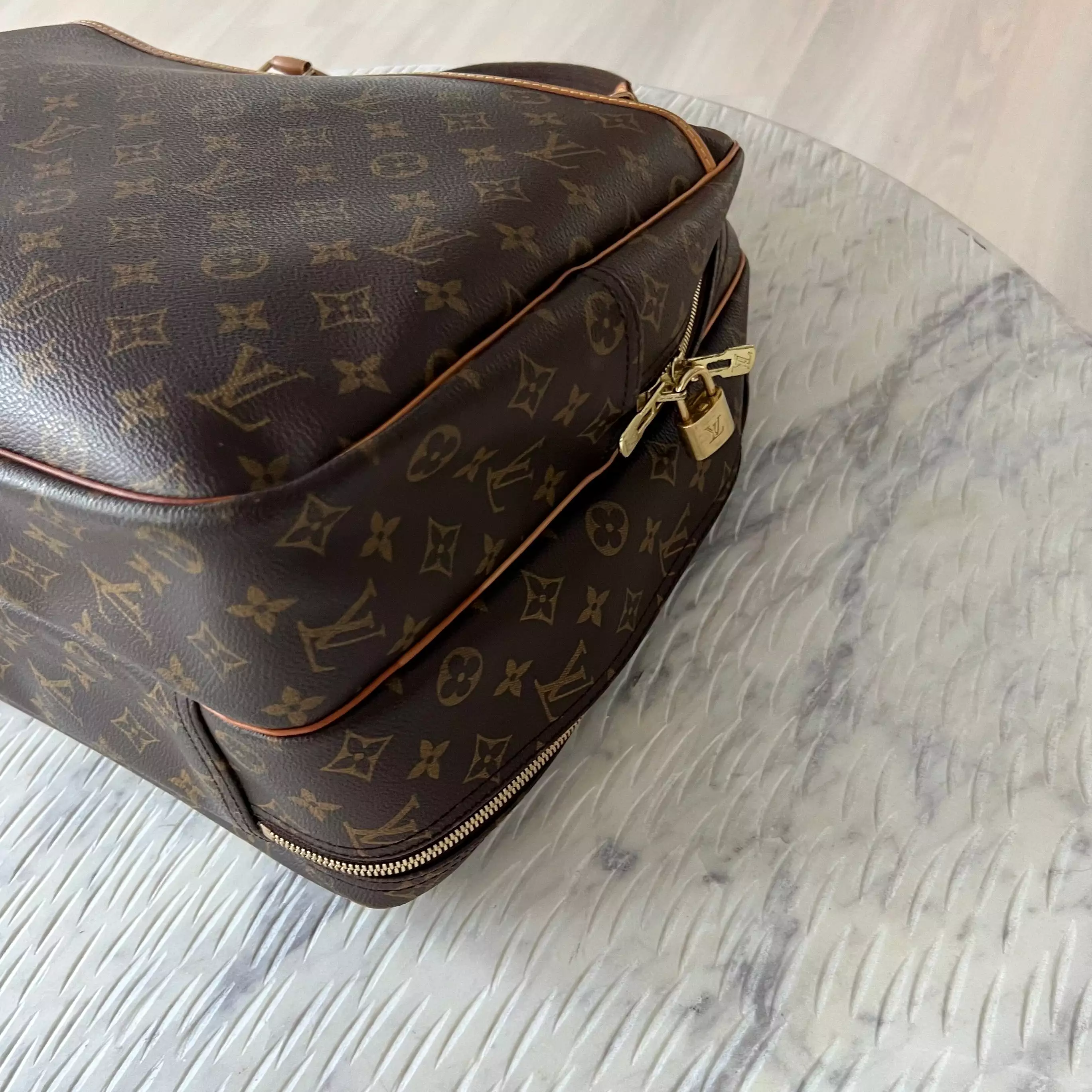 Louis Vuitton Alize 24 Heures Monogram Canvas Bag