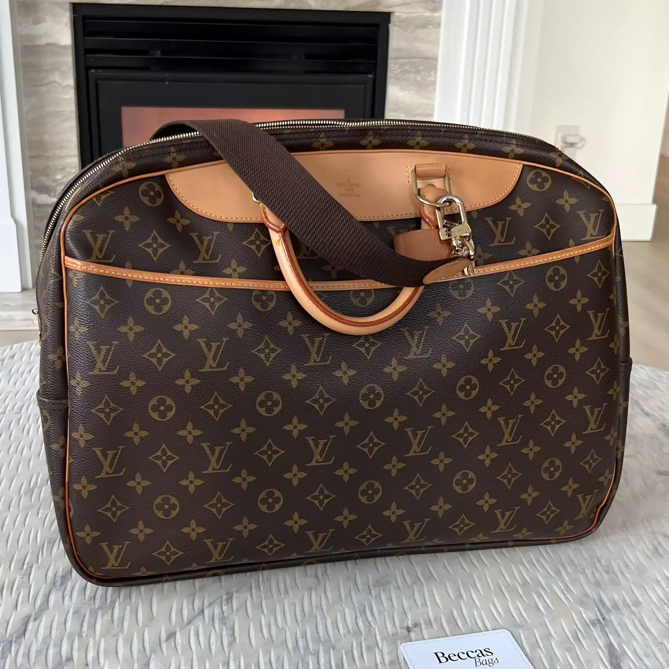 Louis Vuitton Alize 24 Heures Monogram Canvas Bag