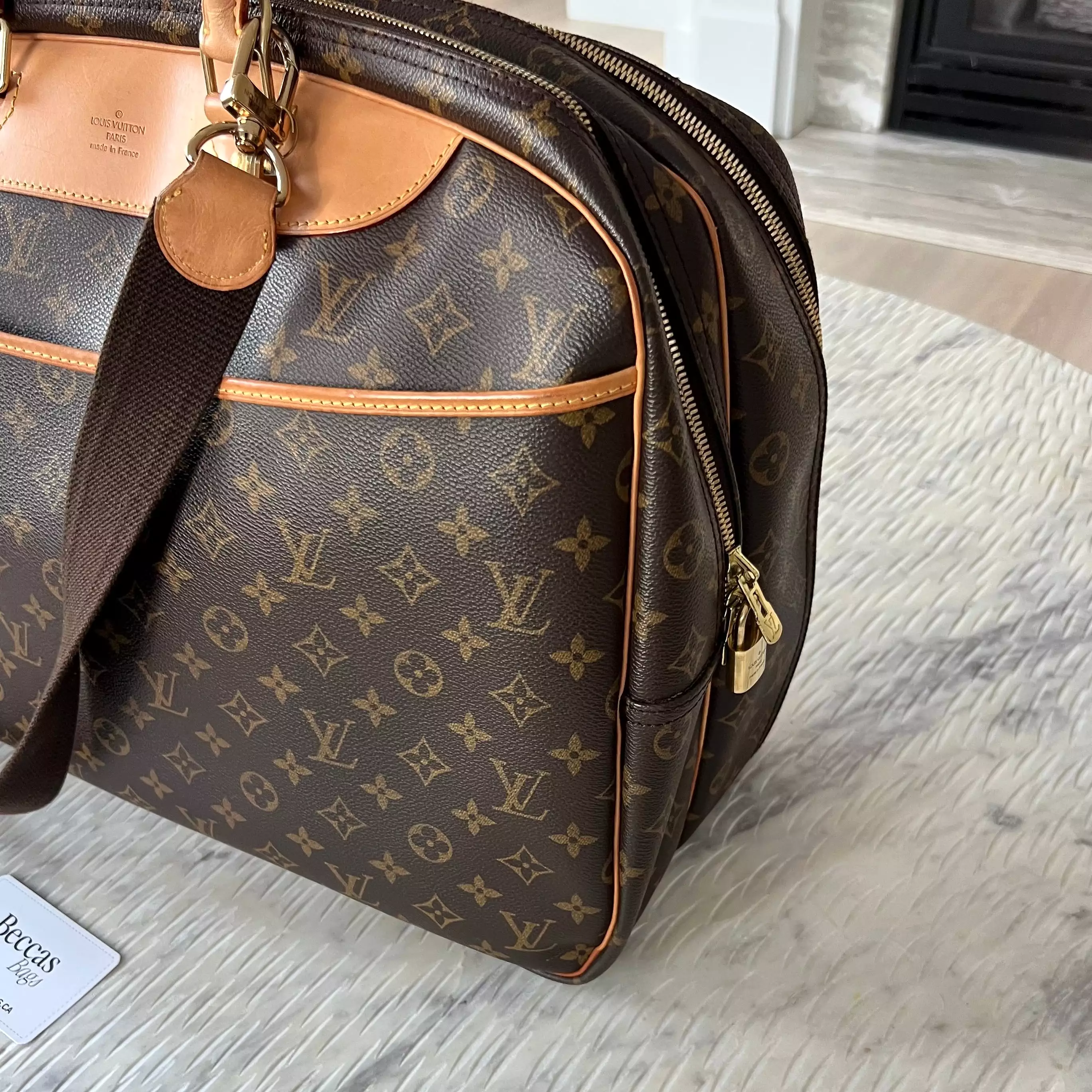 Louis Vuitton Alize 24 Heures Monogram Canvas Bag