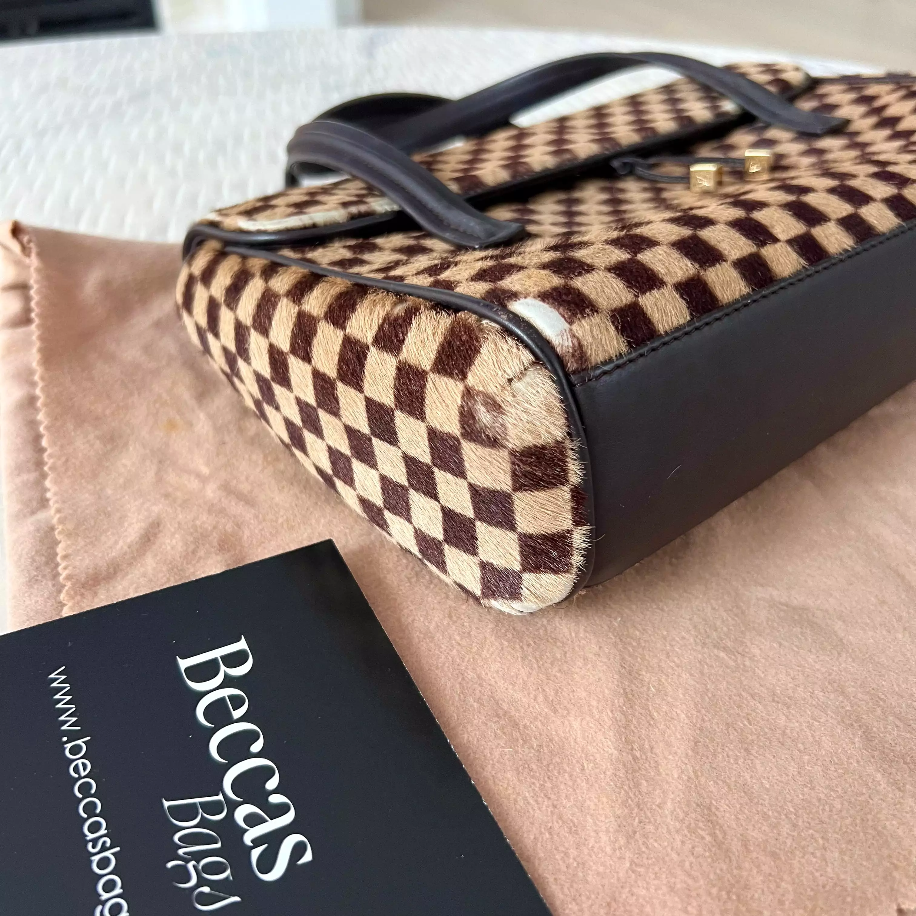 Louis Vuitton Damier Sauvage Lionne Calf Hair Bag