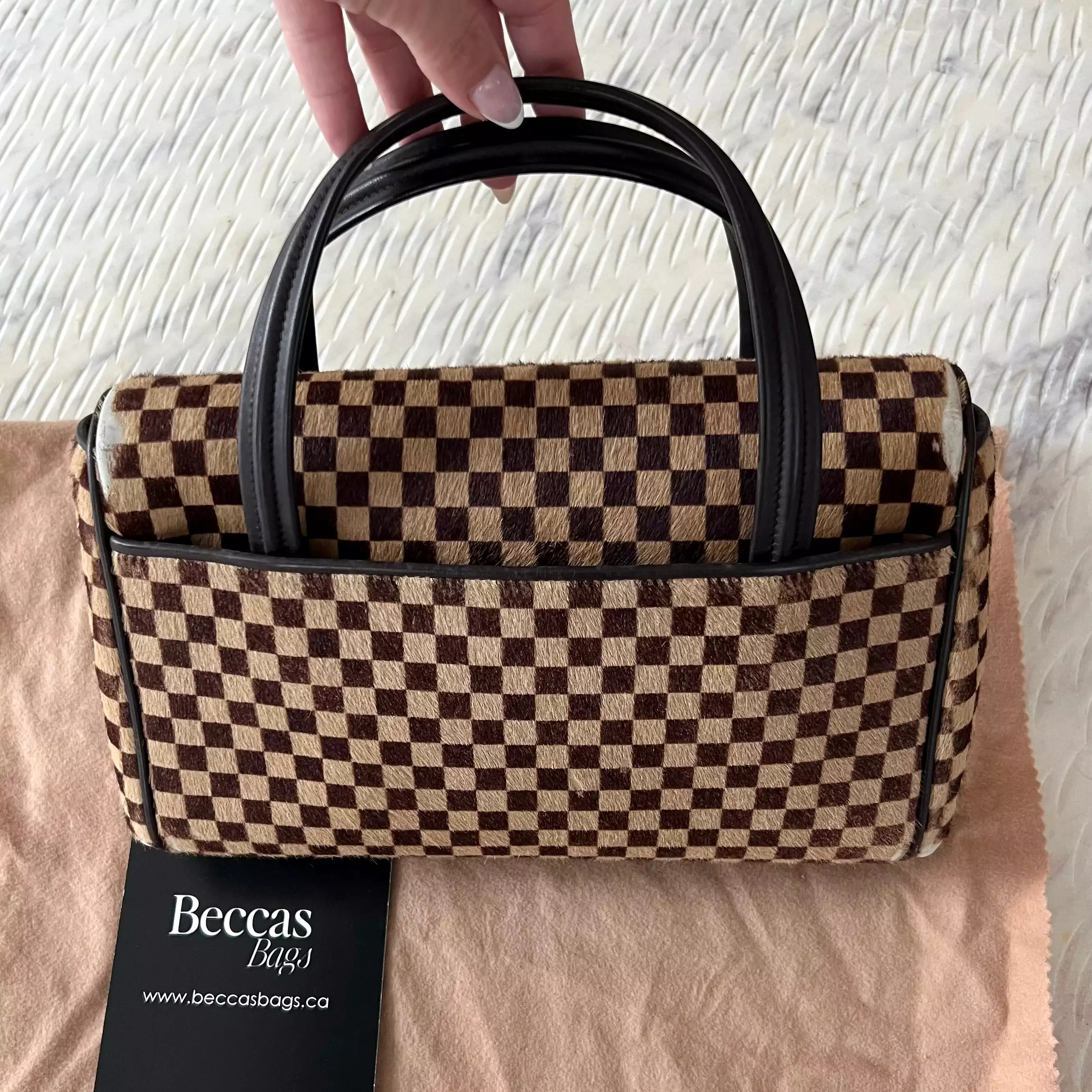 Louis Vuitton Damier Sauvage Lionne Calf Hair Bag