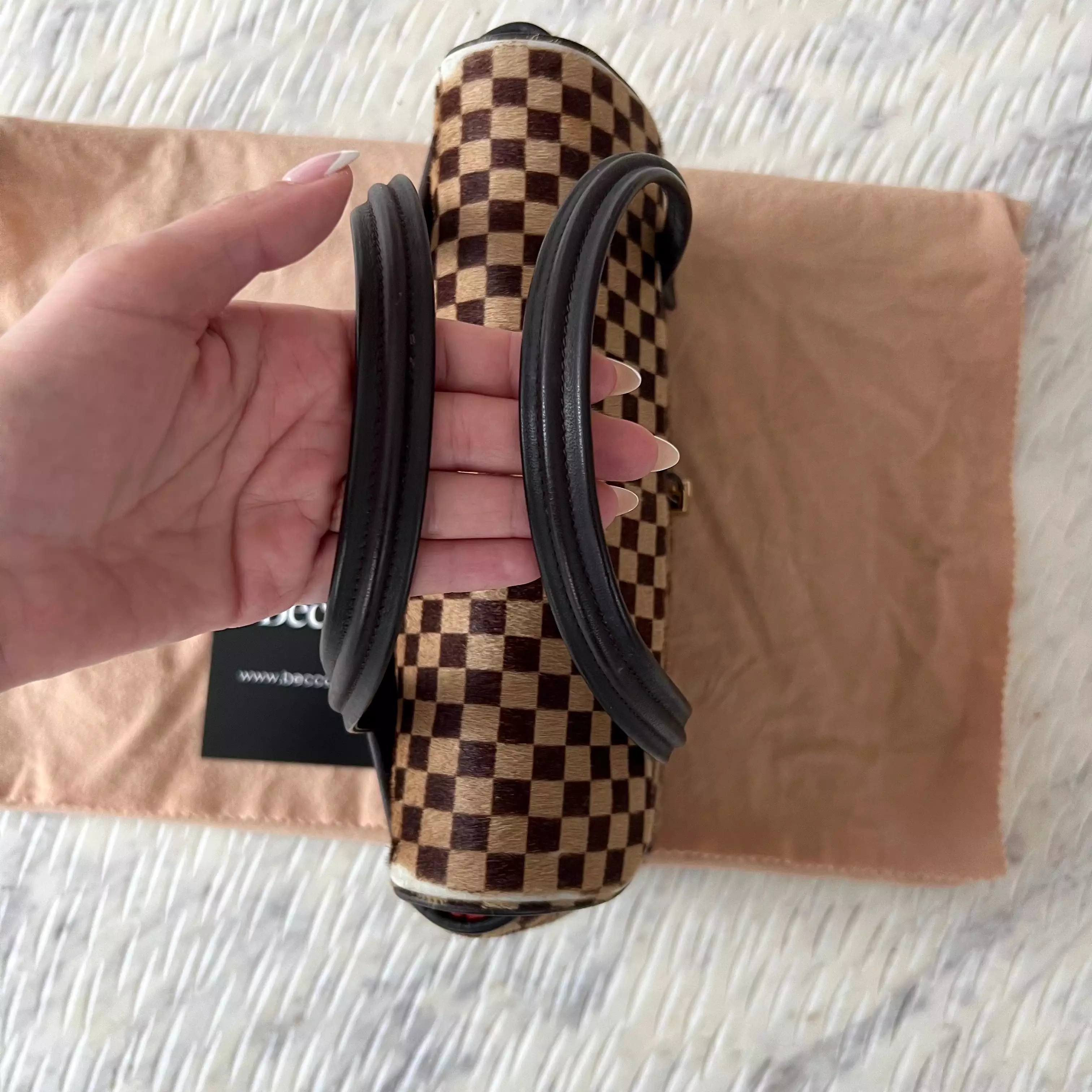 Louis Vuitton Damier Sauvage Lionne Calf Hair Bag