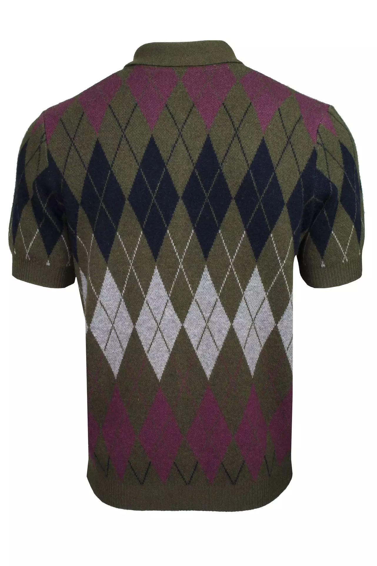 Lyle & Scott Mens British Argyle Knit Polo