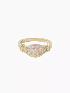 Maia Full Pave Pinky Ring