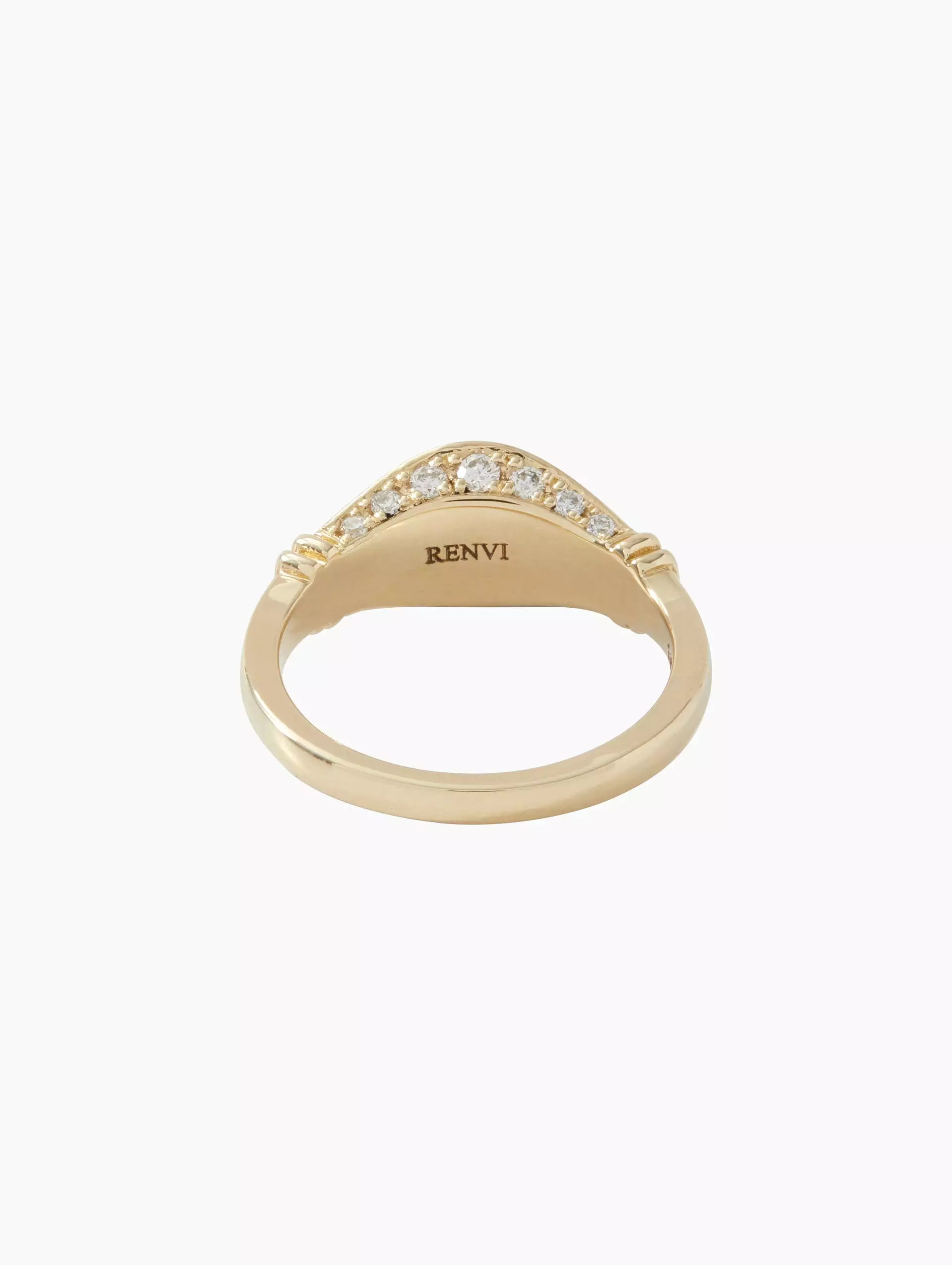 Maia Full Pave Pinky Ring