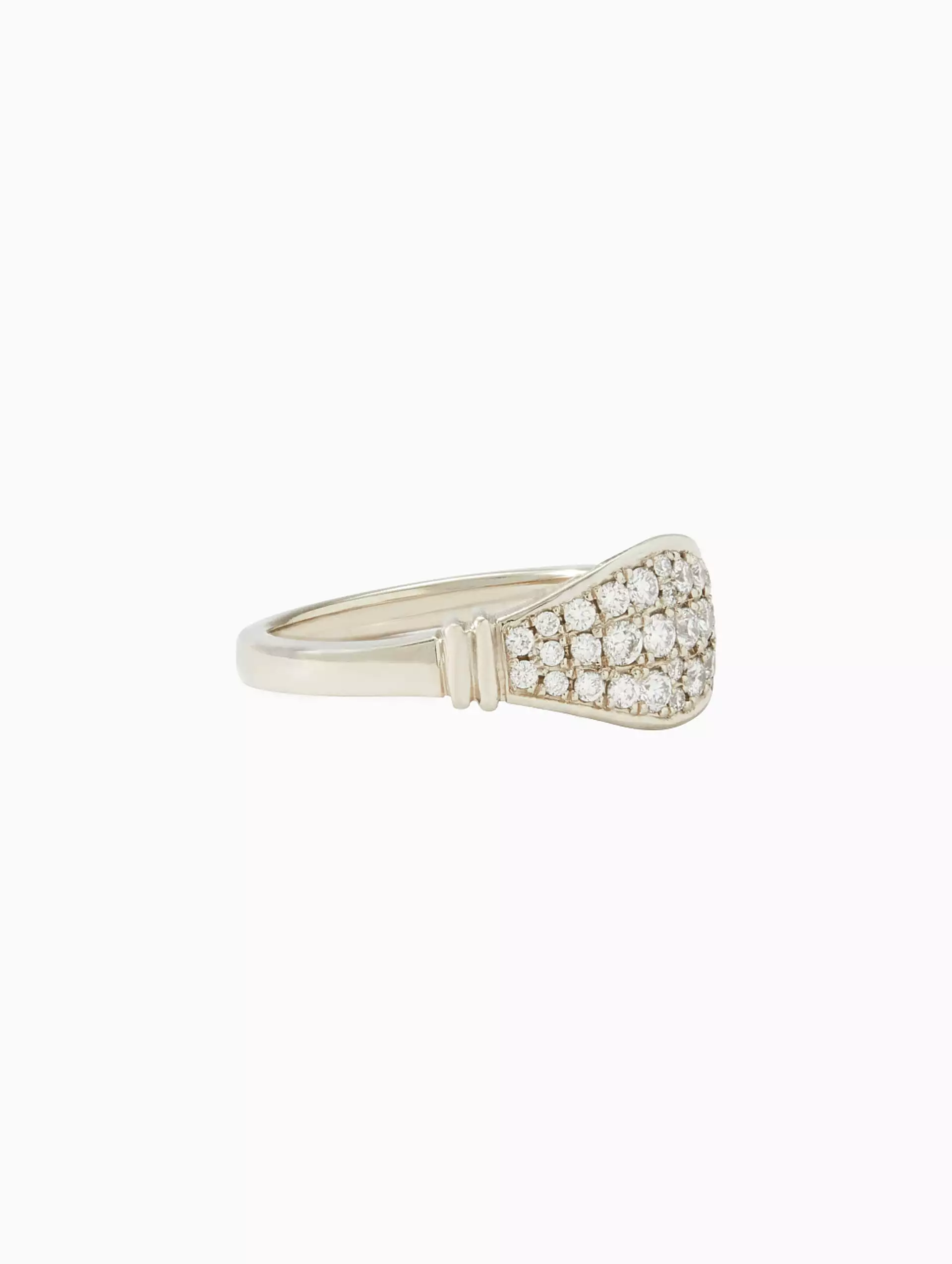 Maia Full Pave Pinky Ring