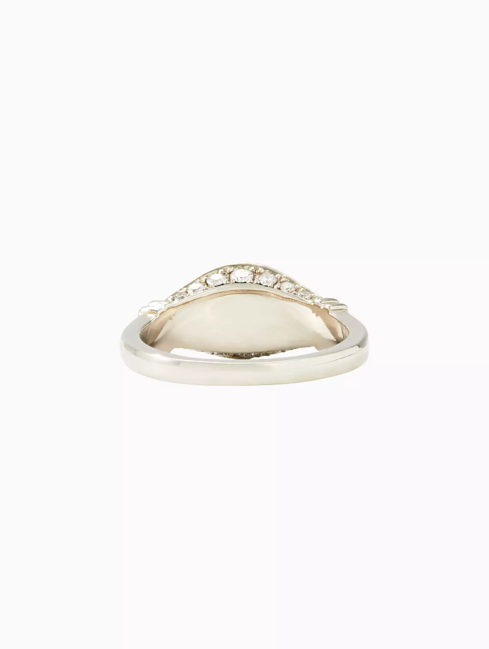 Maia Full Pave Pinky Ring