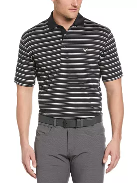 Mens Feeder Stripe Golf Polo