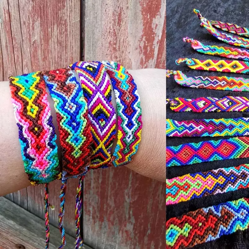 Mexican Wide Friendship Bracelet