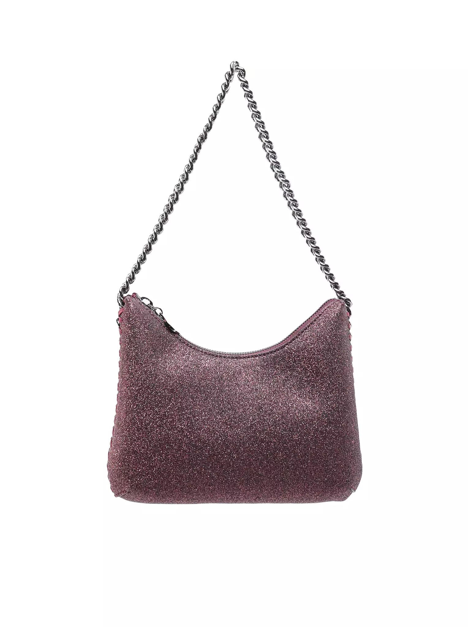 Mini Zip Shoulder Bag Glitter