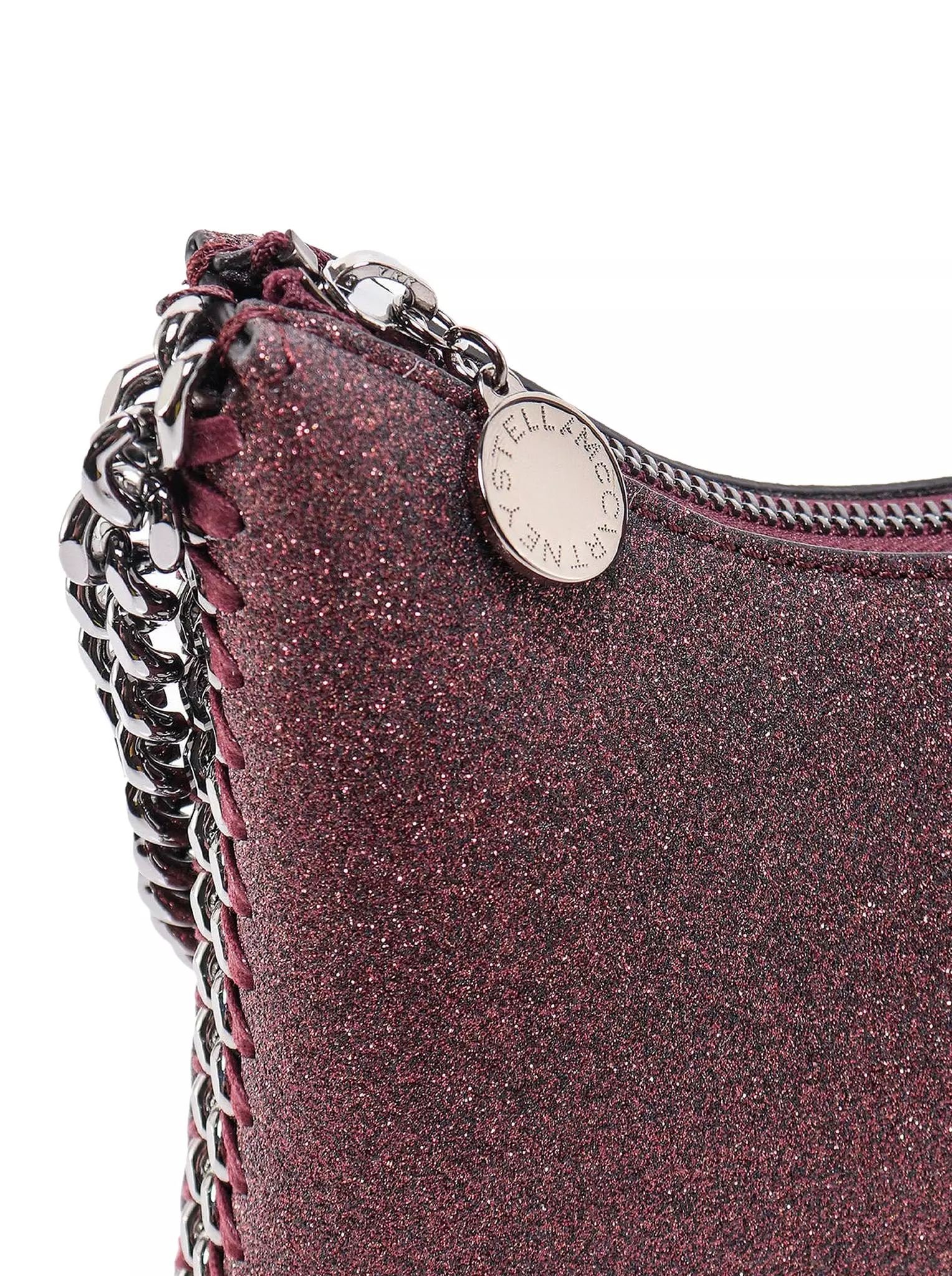 Mini Zip Shoulder Bag Glitter