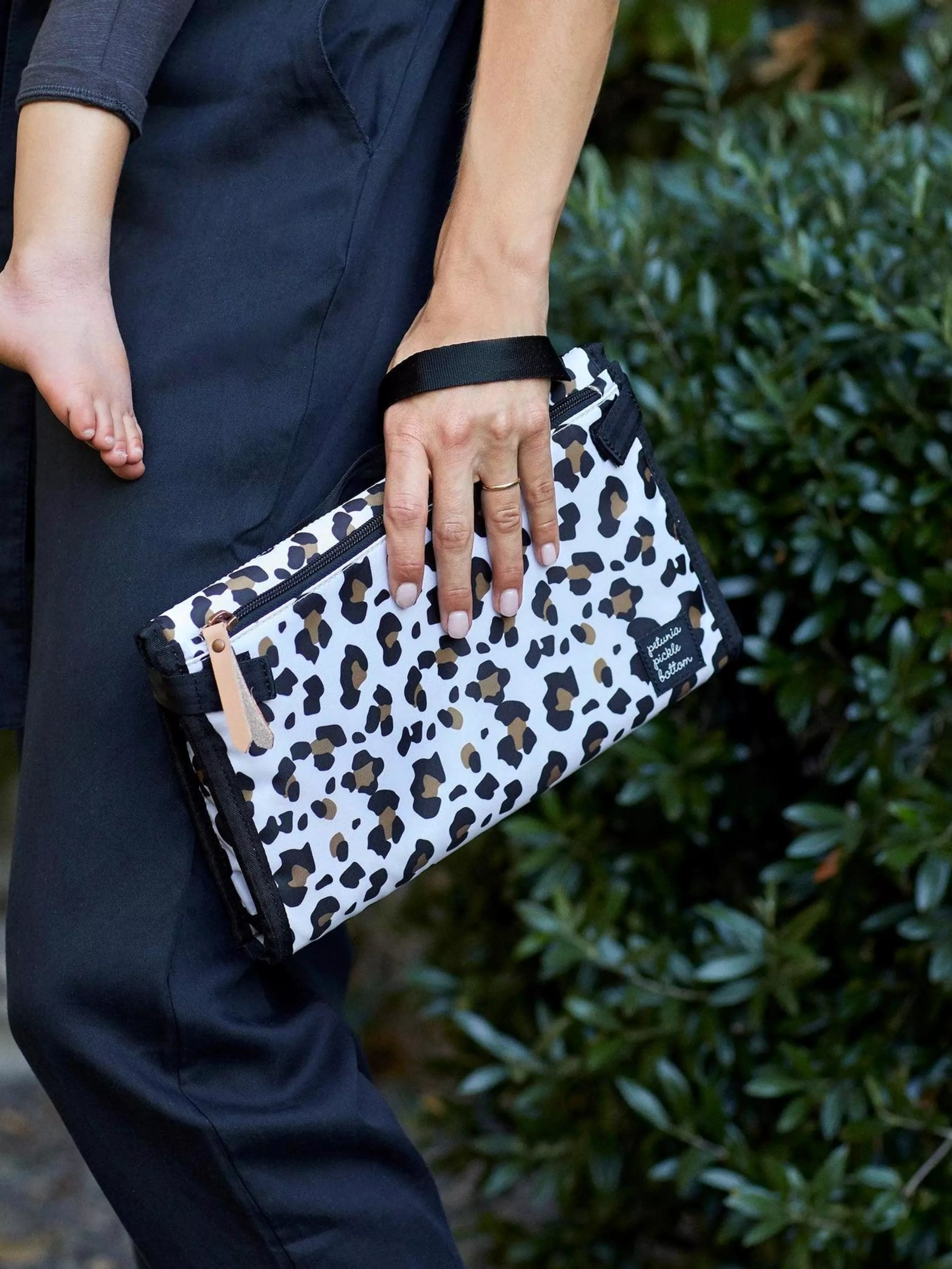 Nimble Diaper Clutch - Moon Leopard