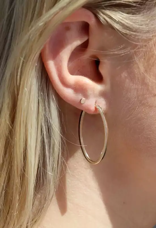 Ophelia Hoops - Gold