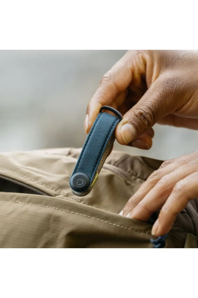 Orbitkey - Waxed Canvas Key Organiser - Navy Blue