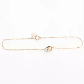 Pavé Interlocking Loop Bracelet