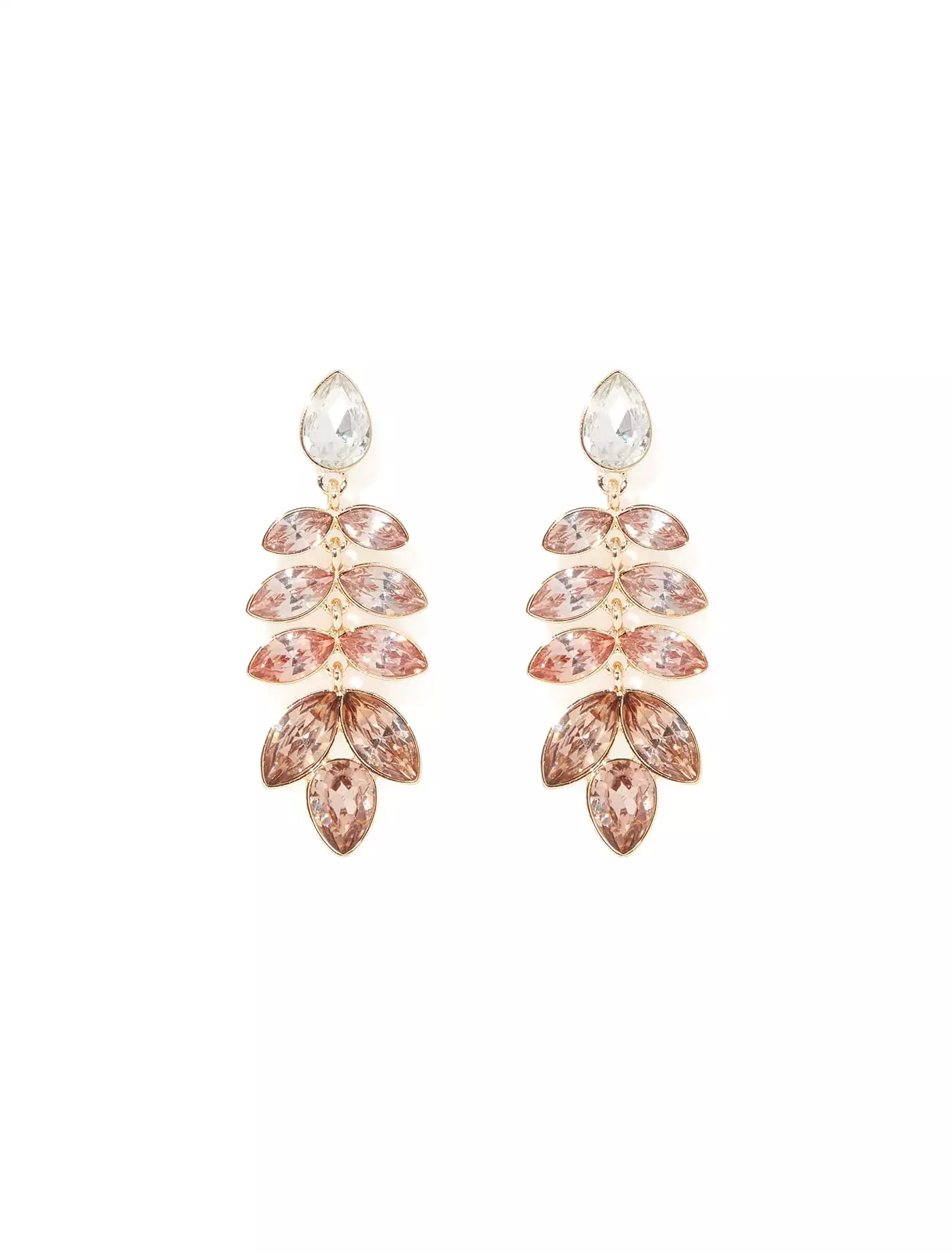 Peyton Petal Glass Drop Earrings