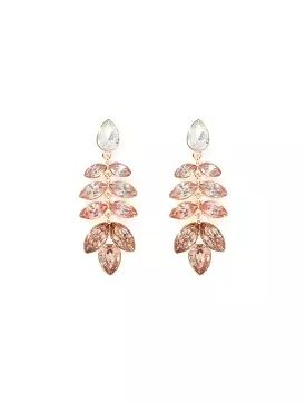 Peyton Petal Glass Drop Earrings