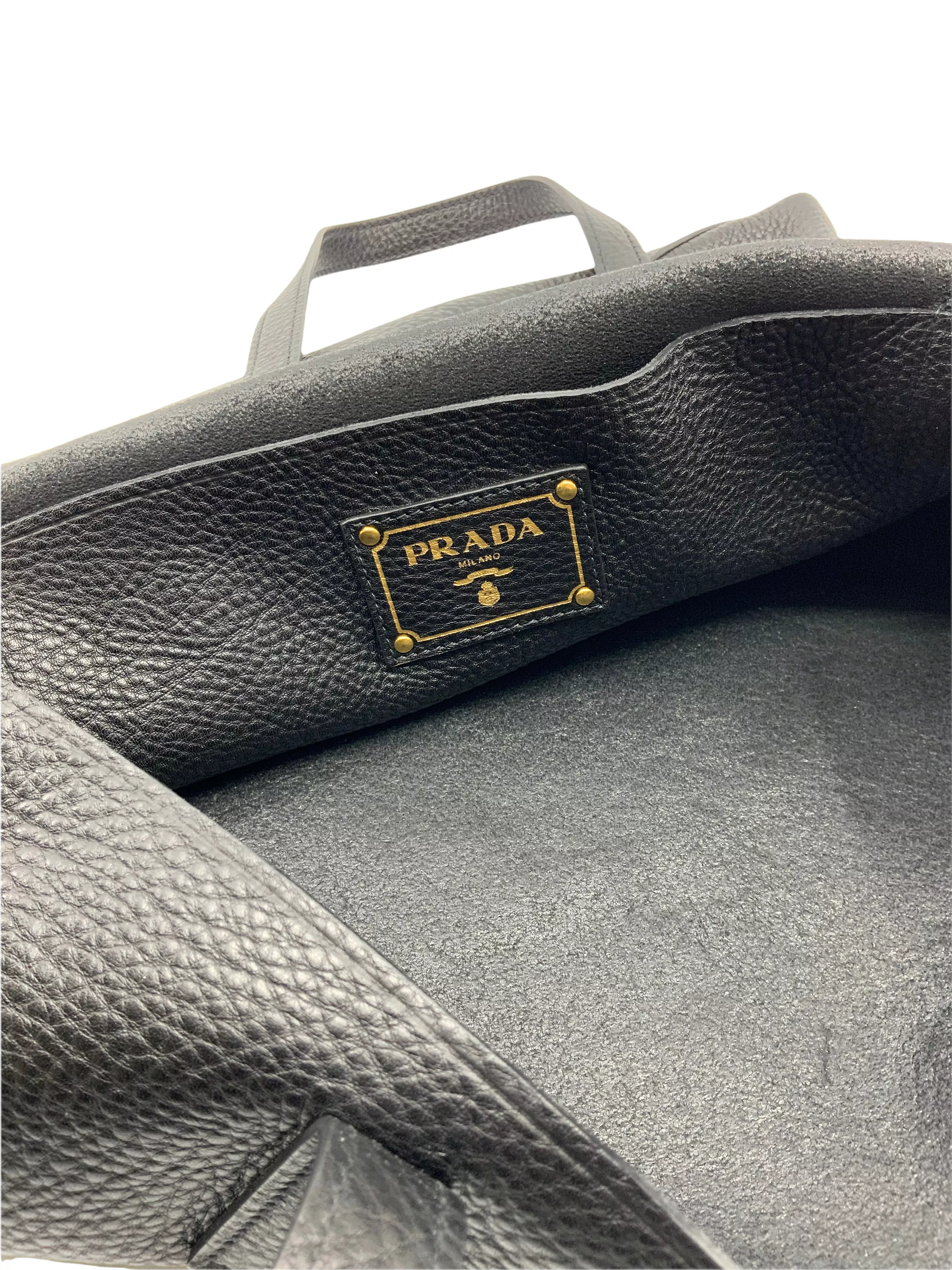 Prada Vitello Daino Large Open Tote