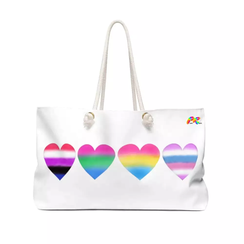 Rainbow Flags Overnight Bag