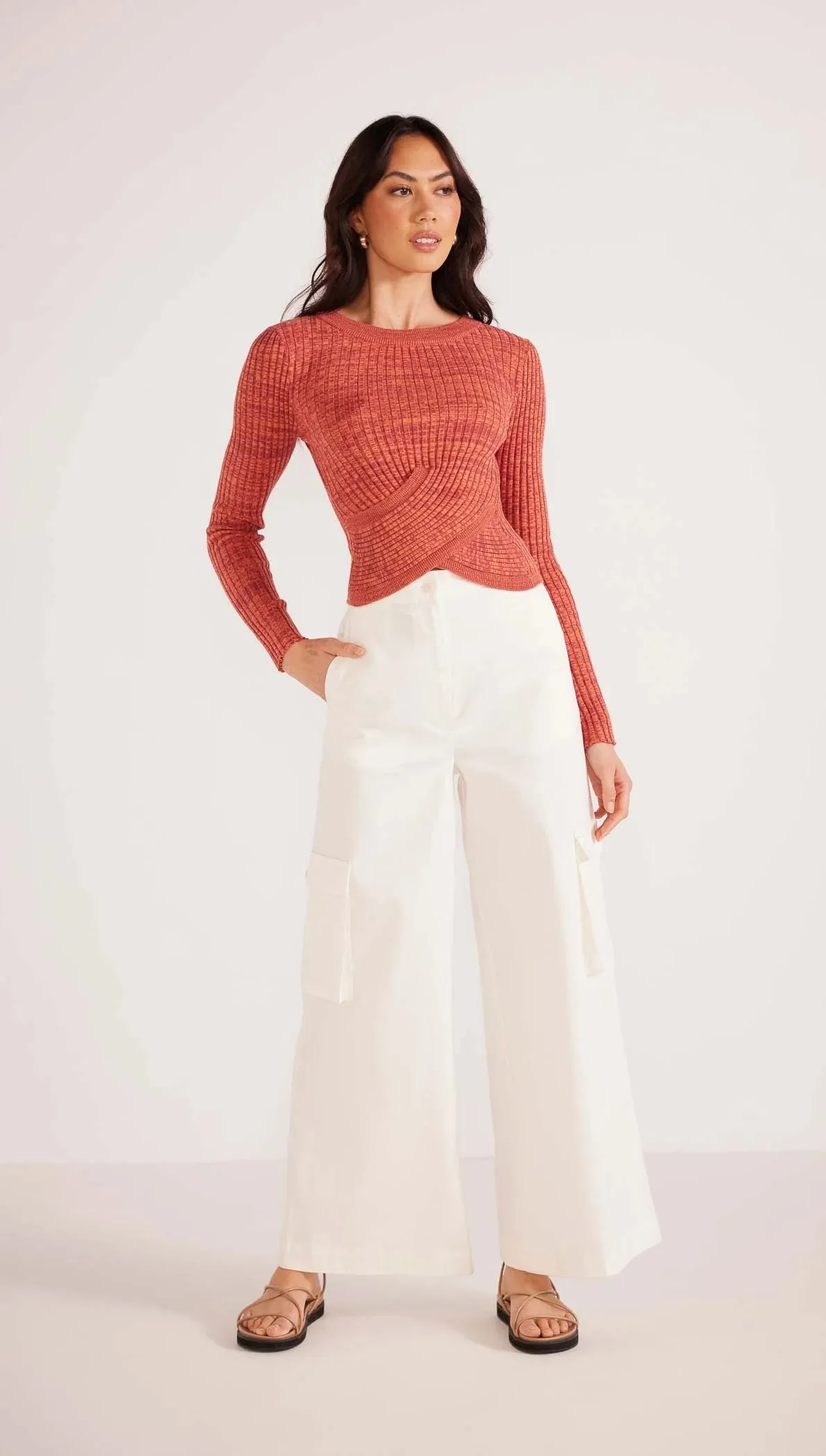 RAPHAEL TWIST KNIT TOP