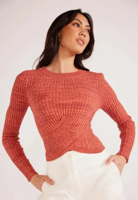 RAPHAEL TWIST KNIT TOP