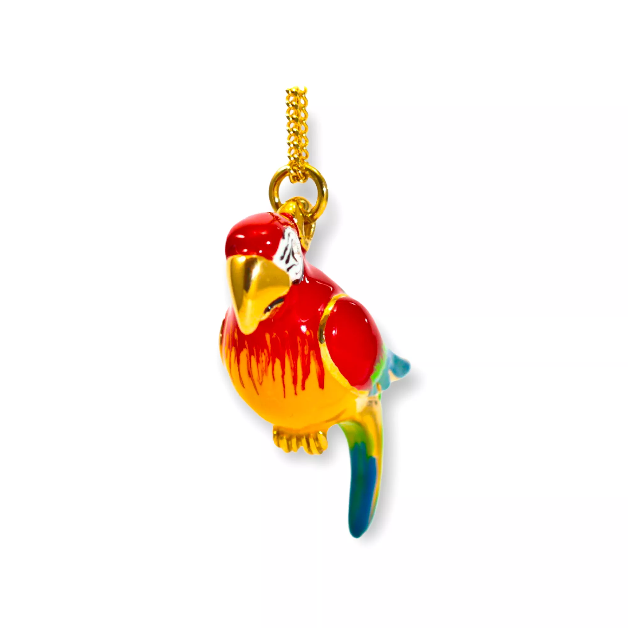 RED PARROT  NECKLACE