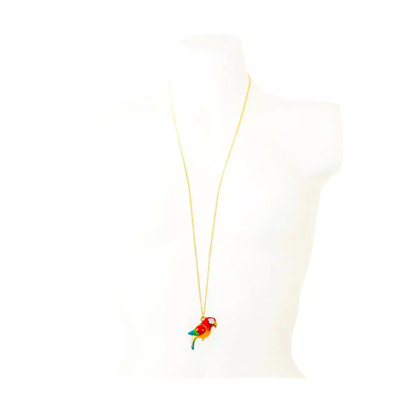 RED PARROT  NECKLACE