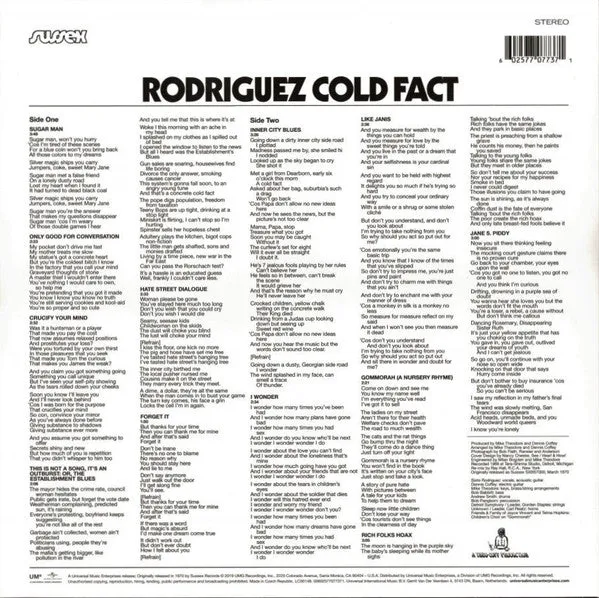 Rodriguez ~ Cold Fact