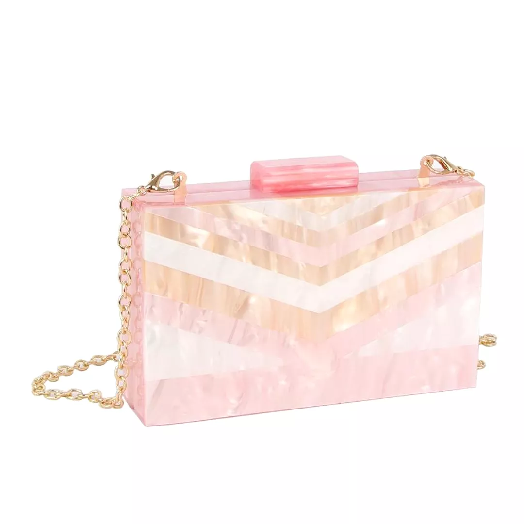 Shell Acrylic Clutch