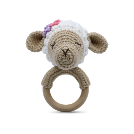 Snuggle Buddies Lamb - Ring Rattle