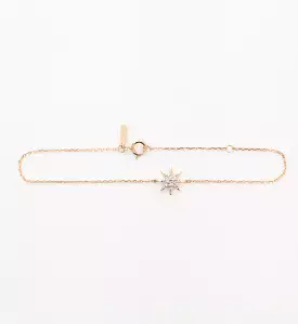 Solid Pave Starburst Bracelet