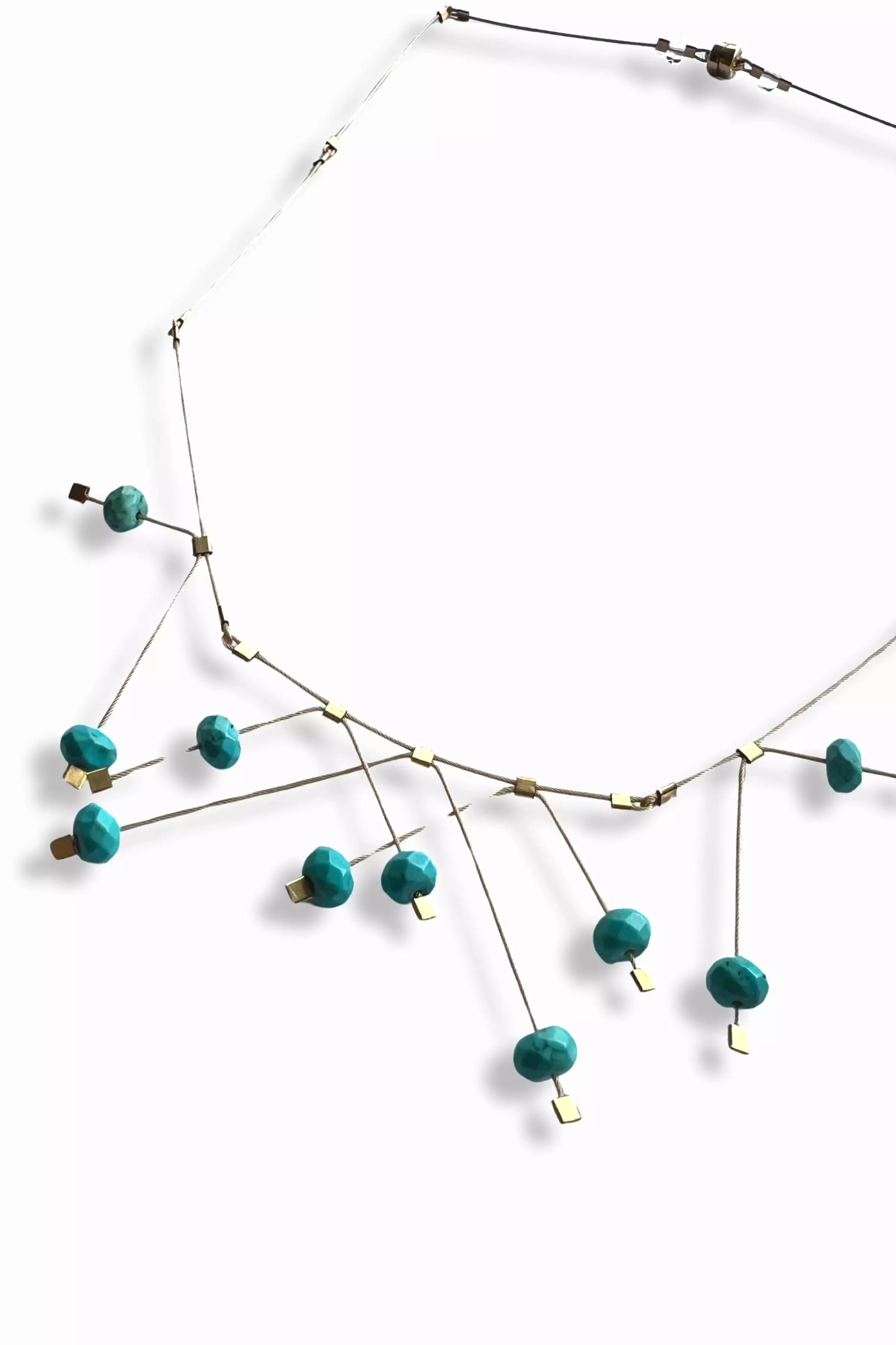 Spring Redux Necklace Turquoise