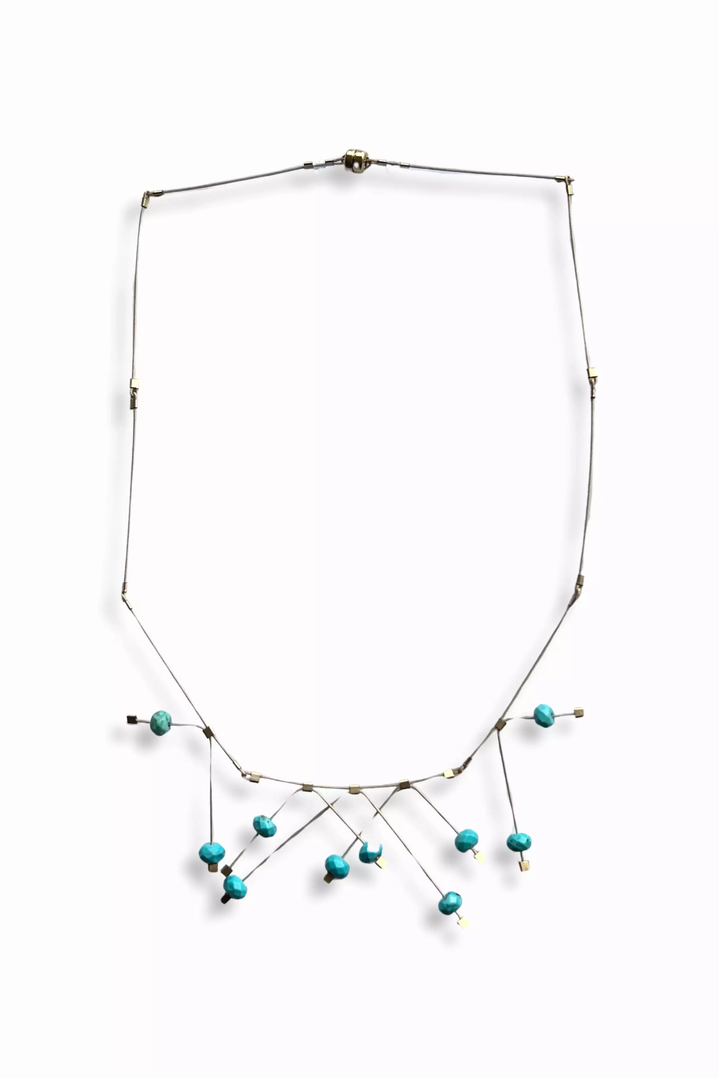 Spring Redux Necklace Turquoise