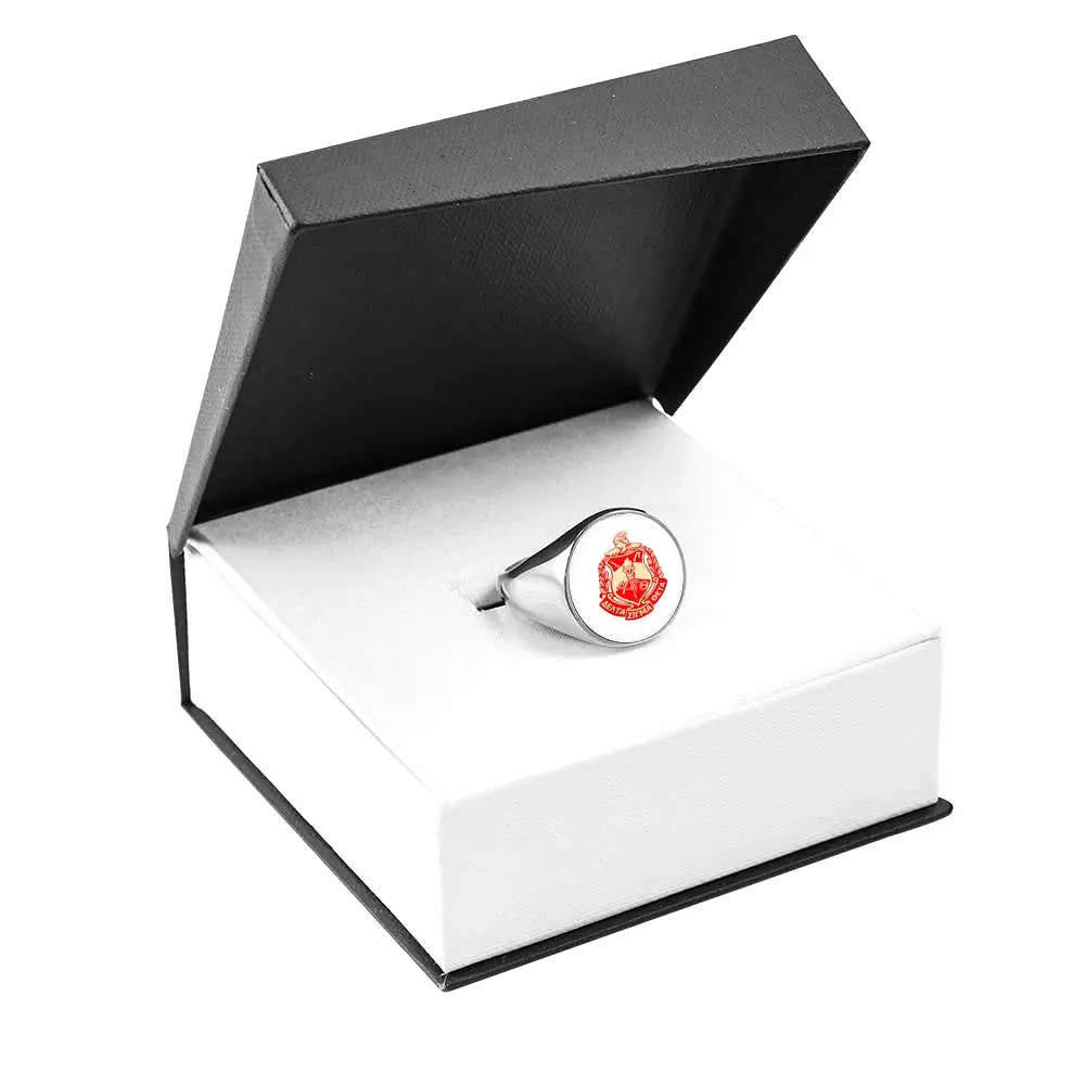 stainless steel delta sigma theta ring