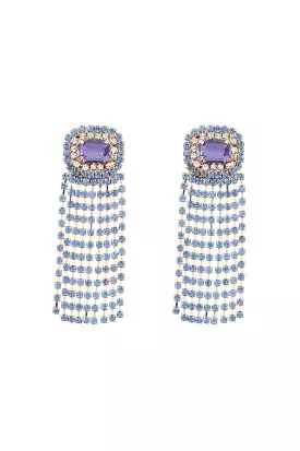 SWISHY EARRINGS LILAC