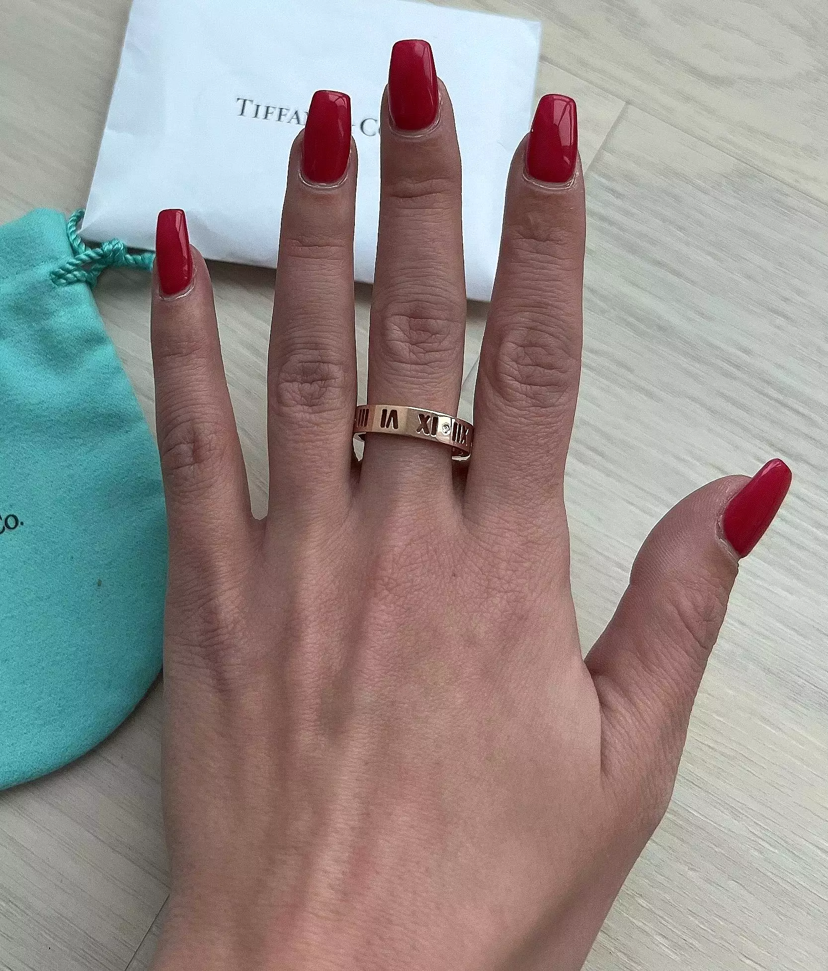 Tiffany & Co. atlas Ring