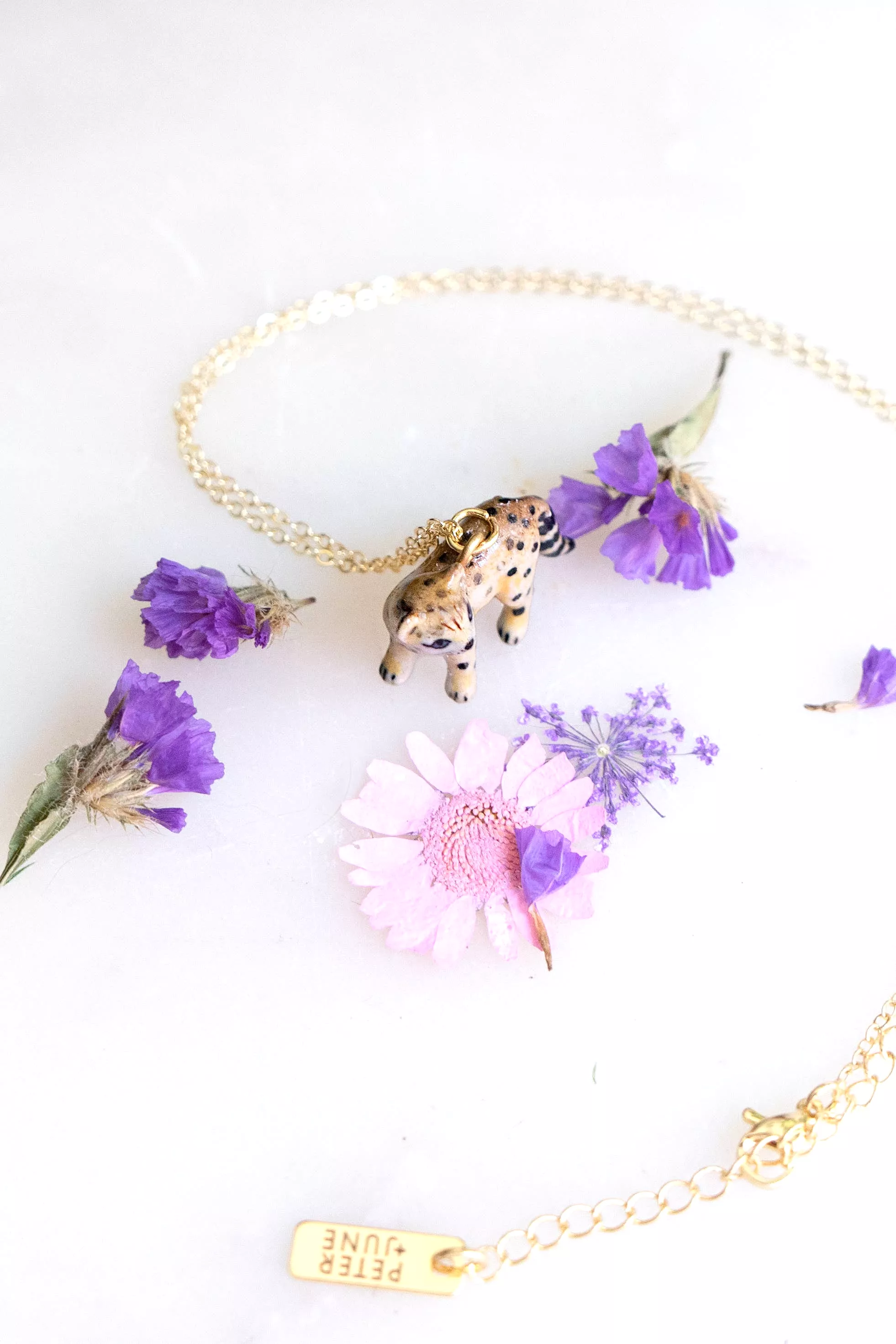 Tiny Cheetah Necklace