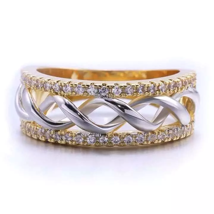 Two Tone Women's Ring X440914