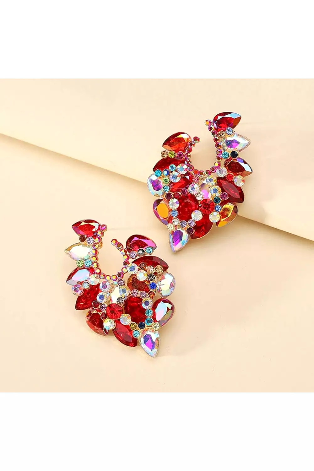 VERY NICE EARRINGS RED