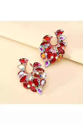 VERY NICE EARRINGS RED