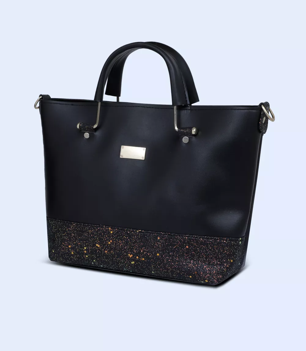 WB2607-BLACK-Women Trendy Bag