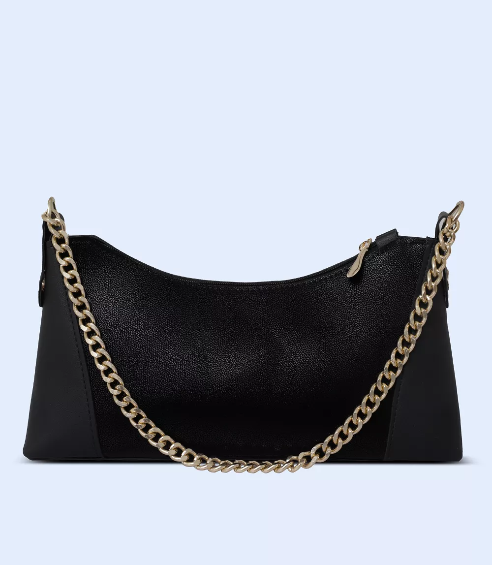 WB2608-BLACK-Women Trendy Bag