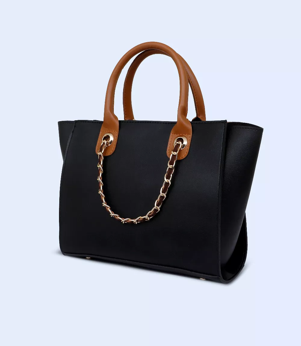 WB2630-BLACK-Women Trendy Bag