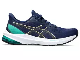 Women's ASICS GT-1000 12, Blue Expanse/Champagne, 9 B Medium