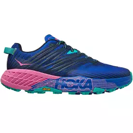 Women's Hoka One One Speedgoat 4, Dazzling Blue/Phlox Pink, 6 B Medium