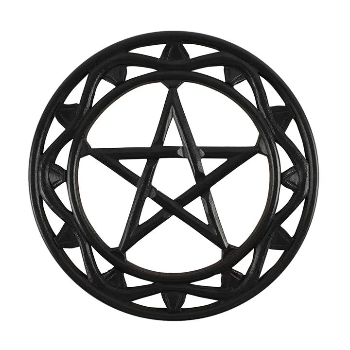 Wooden wall art Pentagram 30cm