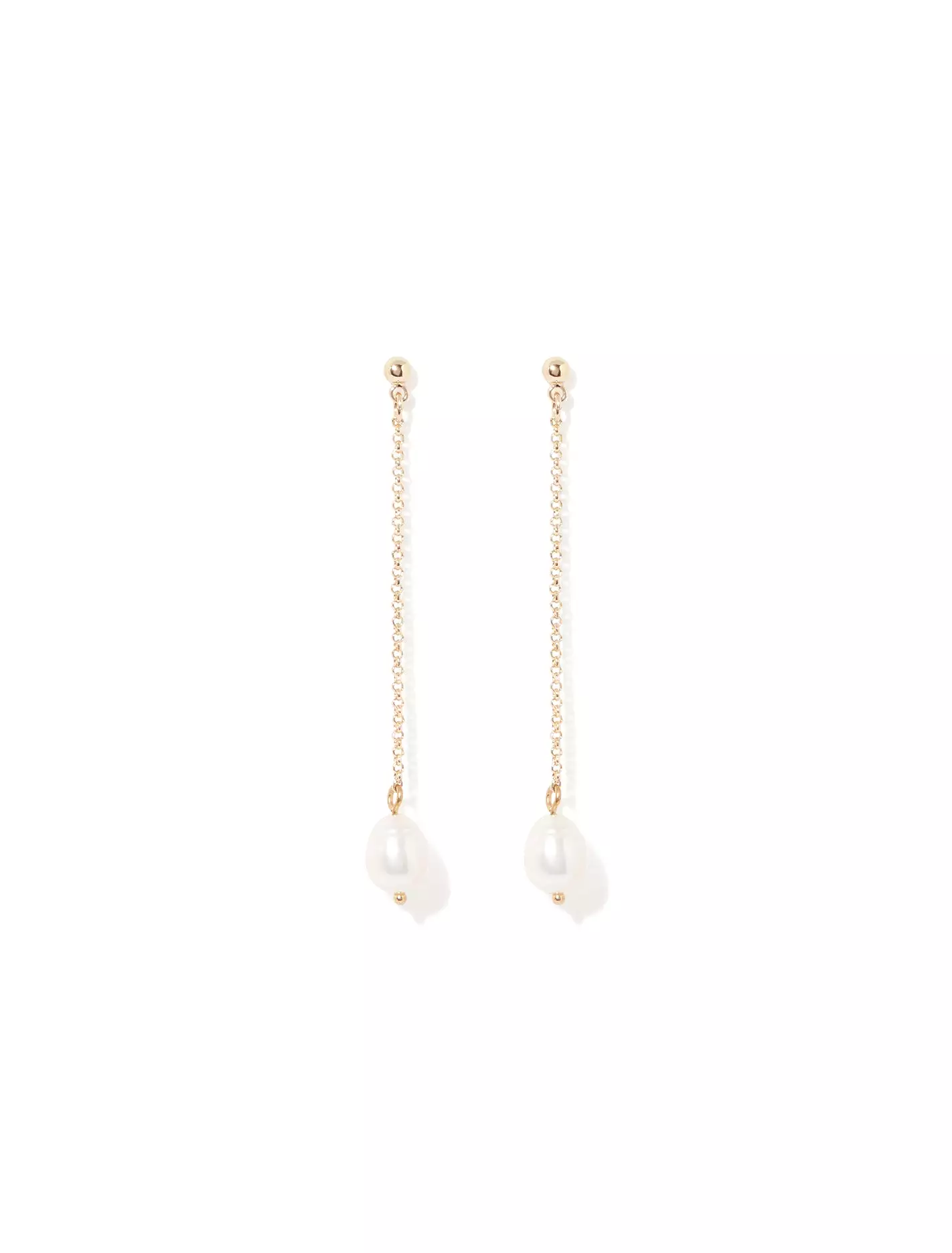 Zoey Dainty Pearl Drop Earrings